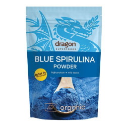 spiruline bleu en poudre dragon superfoods 75g