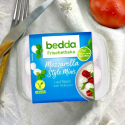 bedda minis mozzarella vegan