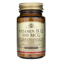 vitamine b12 solgar 100mcg 100 comprimés