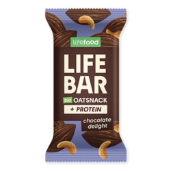 lifefood lifebar oat snack chocolat 40g