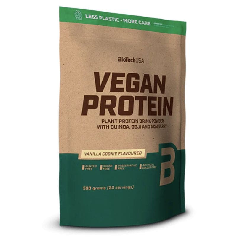 vegan protein biotech usa vanille cookie 500g