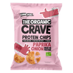 the organic crave protein chips paprika onion 30g