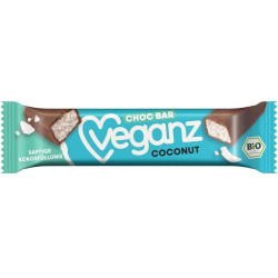 barre chocolat coco Veganz 40g