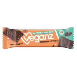 barre protéinée chocolat brownie Veganz 50g