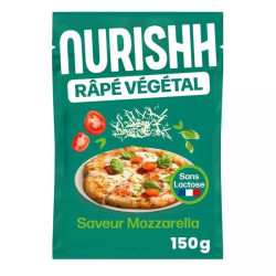 rapé végétal mozzarella Nurishh 150g