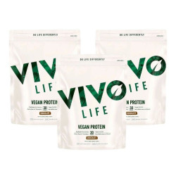 lot protéines Ritual chocolat noir Vivo Life 3x960g