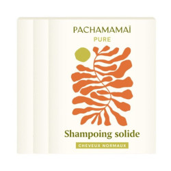 lot shampoing solide pure Pachamamai 3x75ml