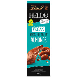 chocolat lindt hello vegan amandes grilles salees