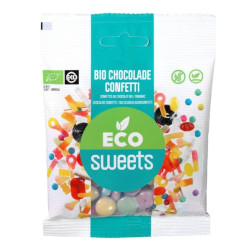 bonbons dragées colorées chocolat noir eco sweets 60g