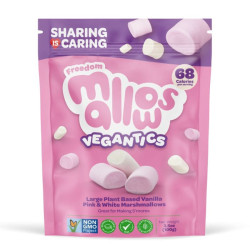 Freedom mallows vegantic white pink vanilla 100g