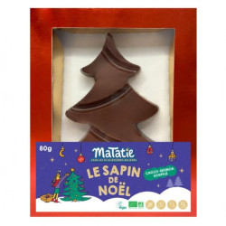 le sapin de noel chocolat quinoa souffle matatie 80g