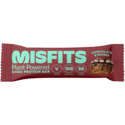 misfits protein bar chocolate s'mores 48g