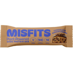 misfits protein bar chocolate cookie dough 45g