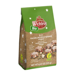 biscuits étoiles aux noisettes wicklein 125g