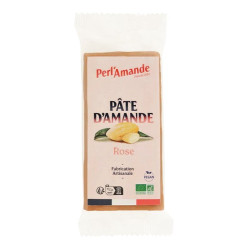 pâte d'amande rose perlamande 200g