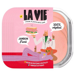 lot jambon vegetal fume la vie 6x120g