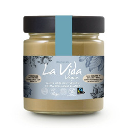 pate a tartiner blanche aux noisettes la vida vegan 200g