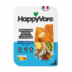 bâtonnets panés végétaux happyvore saveur de la mer