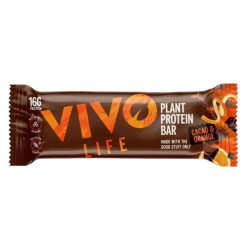 vivo life protein bar cacao orange 65g