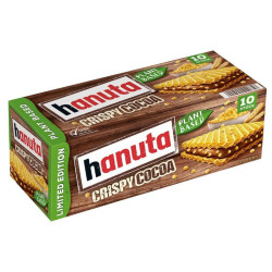 gaufrette hanuta vegan cacao crispy 220g