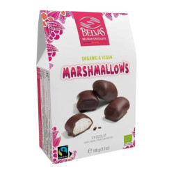 Marshmallows vegan chocolat noir Belvas 100g