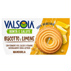 yogurt valsoia vegan biscuit citron 2x115g