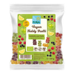 bonbons oursons acidules aux fruits pural 100g