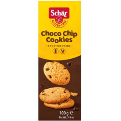 choco chip cookies schar 100g