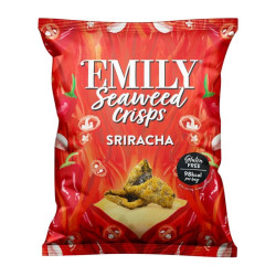 chips d'algues nori sriracha emily veg thins 18g