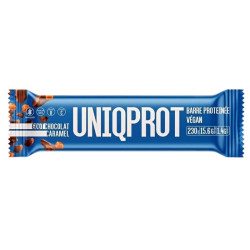 barre proteinee chocolat caramel uniqprot 60g