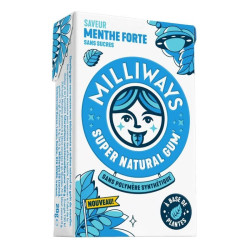 chewing-gum milliways menthe forte x10